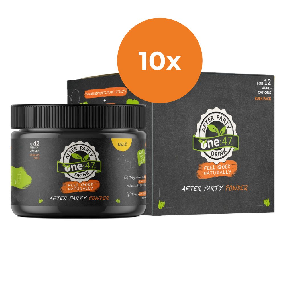 Big Bundle Paket – 10x After Party Pulver Dose